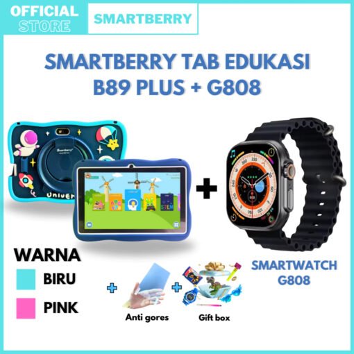 Tablet Anak Smartberry Tab B93 Plus Smartwatch G808